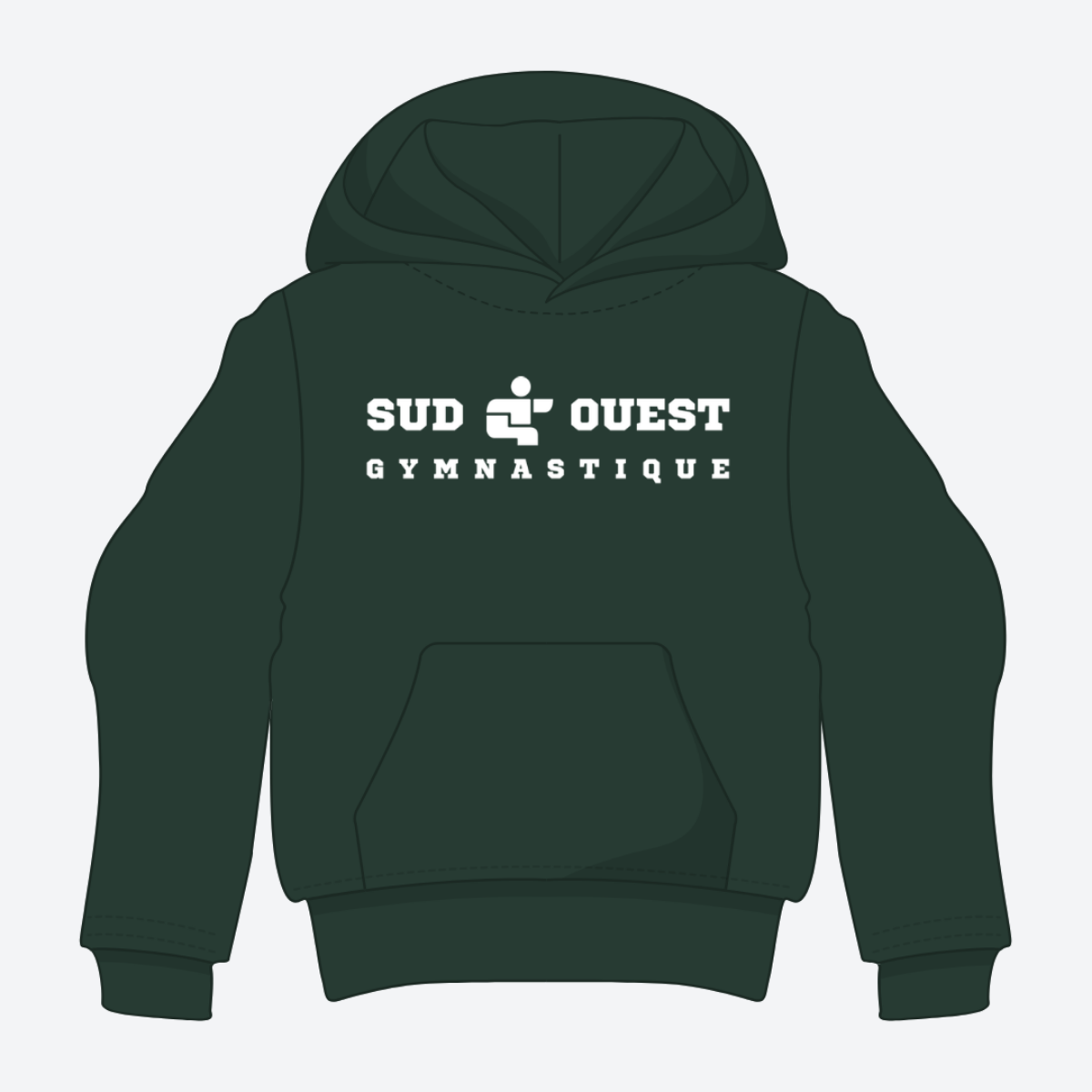 Chandail à capuchon pour jeunes – Édition Sud-Ouest Gymnastique
