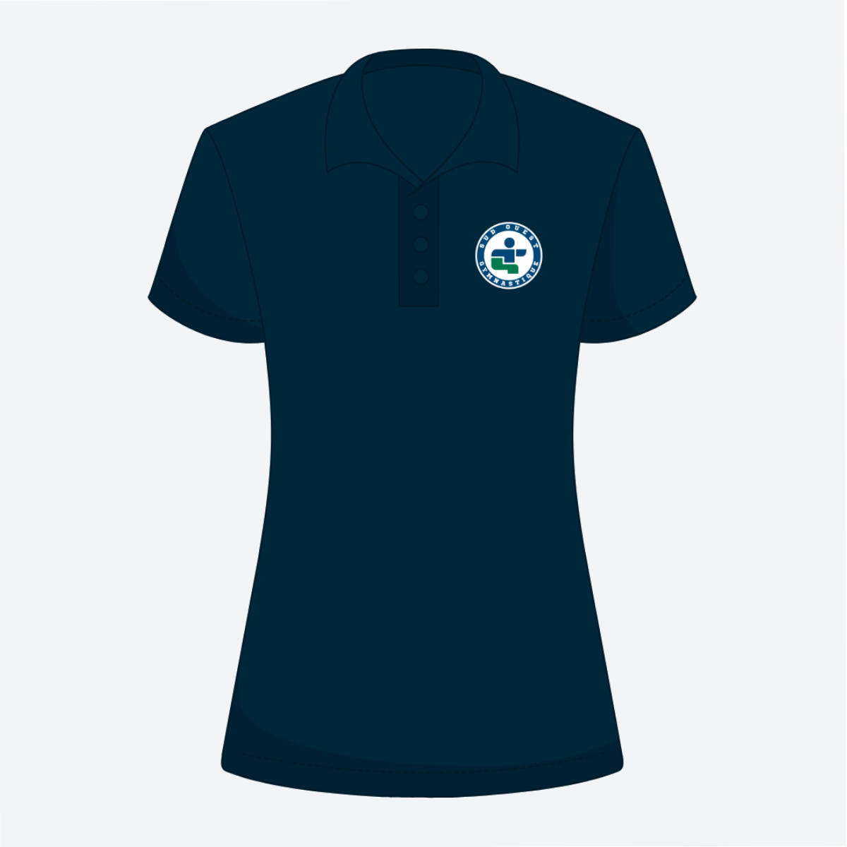 Polo piqué pour femmes – Édition Sud-Ouest Gymnastique