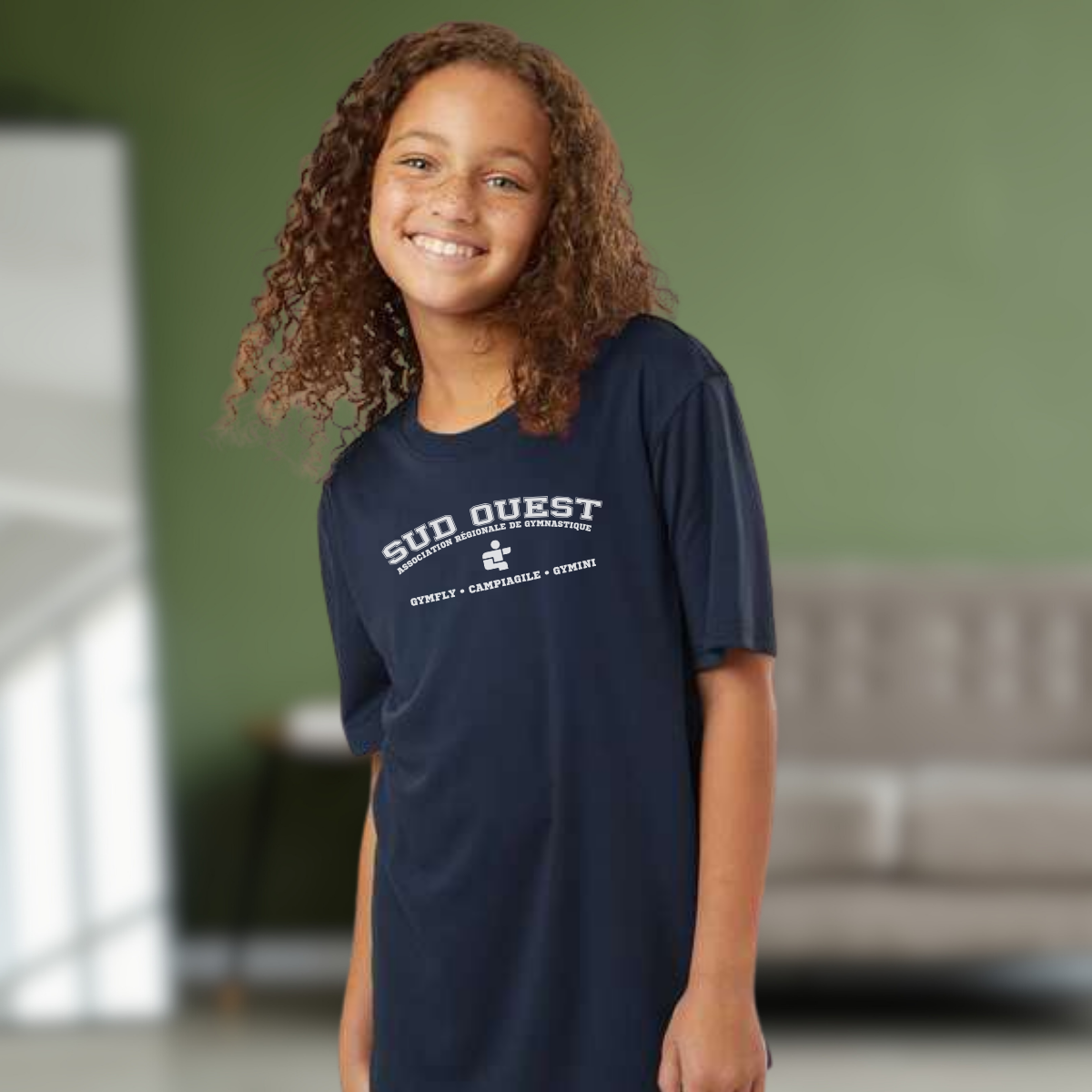 T-shirt de performance pour jeunes – Édition Sud-Ouest Gymnastique