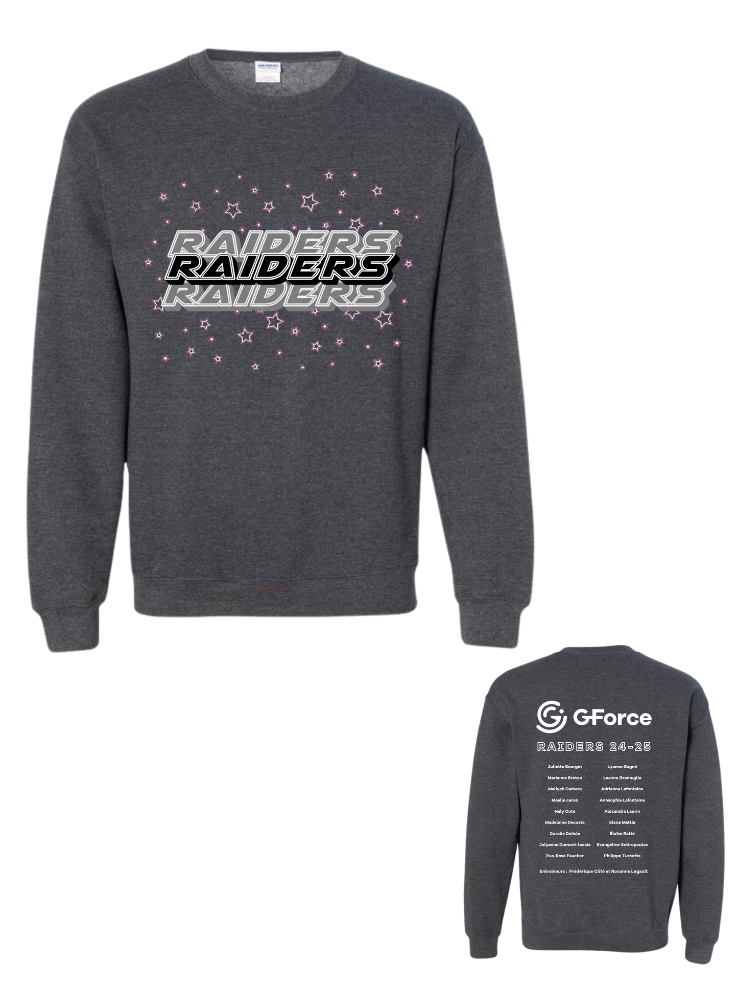 GFORCE - Raiders 24-25 - (Adult Crewneck)