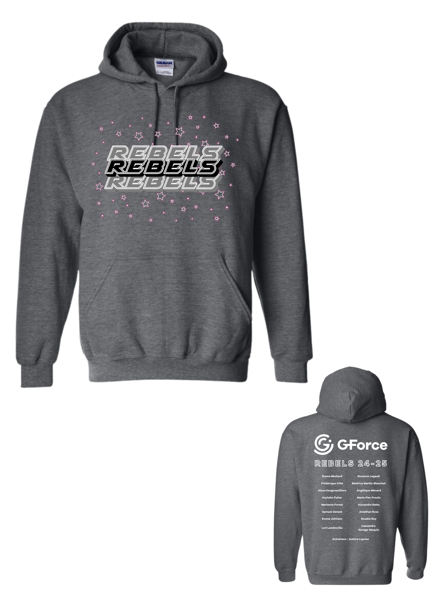 GFORCE - Rebels 24-25 - (Youth Hoodie)