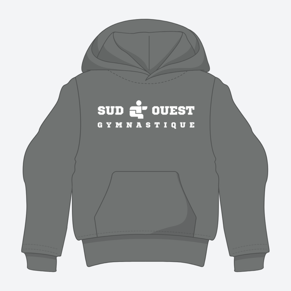 Chandail à capuchon pour jeunes – Édition Sud-Ouest Gymnastique