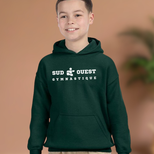 Chandail à capuchon pour jeunes – Édition Sud-Ouest Gymnastique