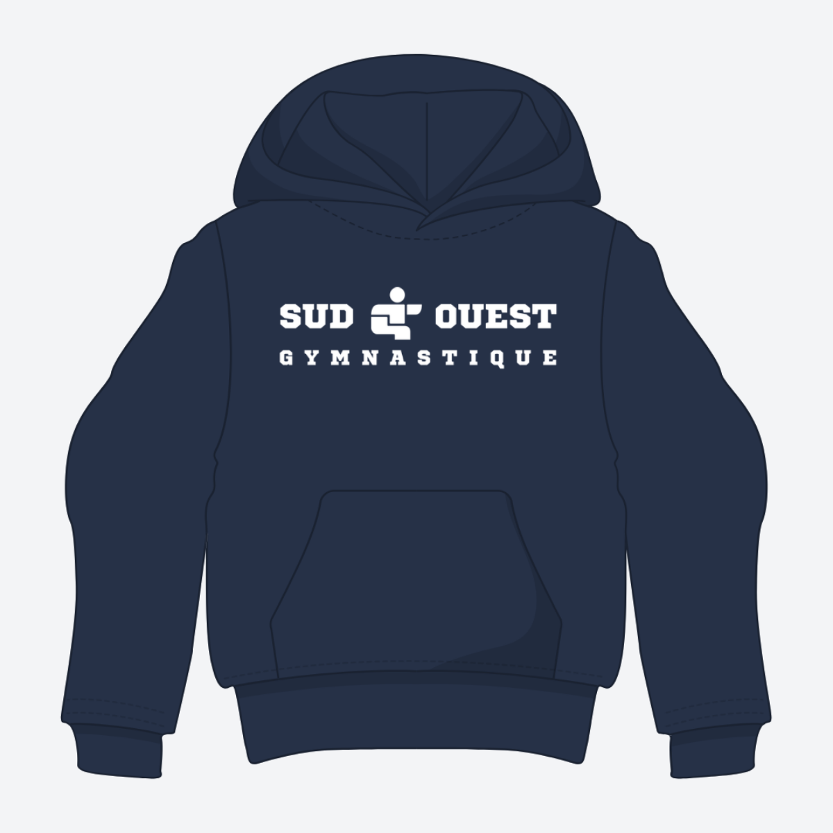 Chandail à capuchon pour jeunes – Édition Sud-Ouest Gymnastique