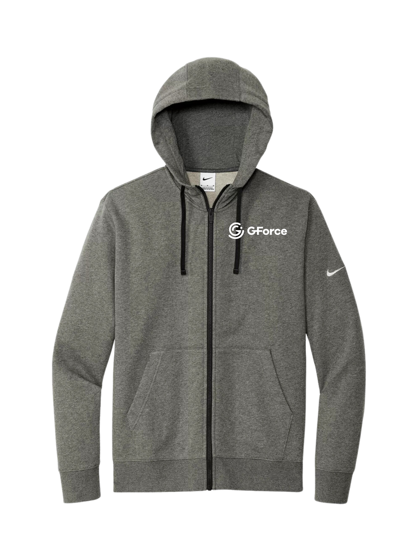 GForce - Nike Club Fleece Sleeve Swoosh Full Zip Hoodie (Adult)