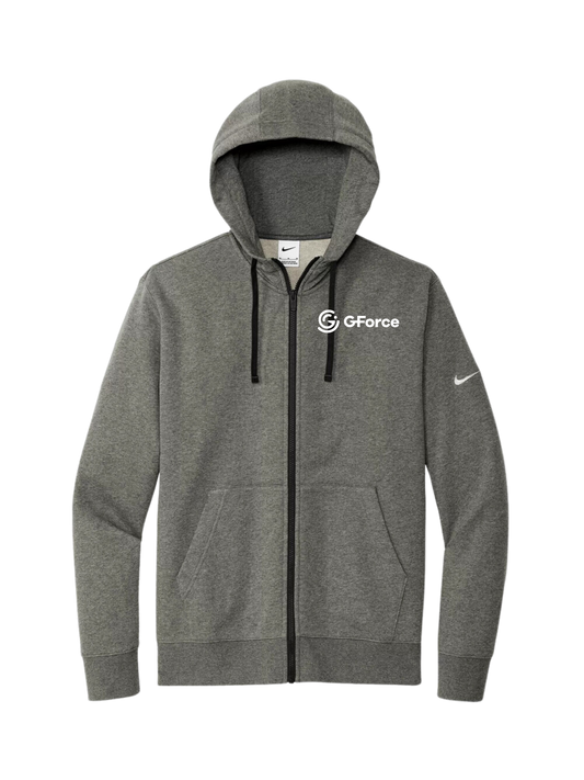 GForce - Nike Club Fleece Sleeve Swoosh Full Zip Hoodie (Adult)